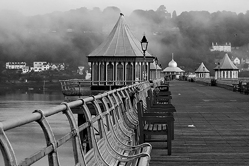 HC  MISTY MORNING, BANGOR PIER - MICHELLE BARKER  